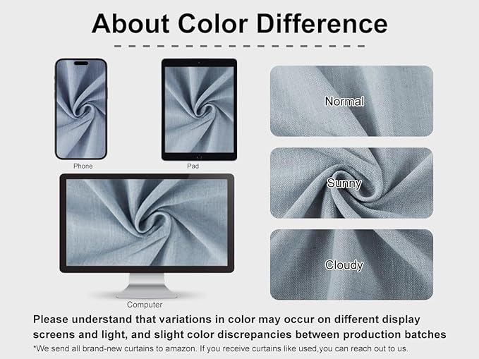Vision Home Blue Gray Pinch Pleated Full Blackout Curtains Linen Blended Room Darkening Window Curtains 95 inch for Living Room Bedroom Thermal Insulated Pinch Pleat Drapes with Hooks 40" Wx95 Lx2-Ruum Studio Home