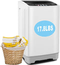 17.8Lbs Portable Washing Machine Nictemaw Portable Washer, 2.3 Cu.ft Washer and Dryer Combo with Drain Pump, 10 Programs 8 Water Level Compact Laundry Washer for Home, Apartment, RV, Dorms-Ruum Studio Home