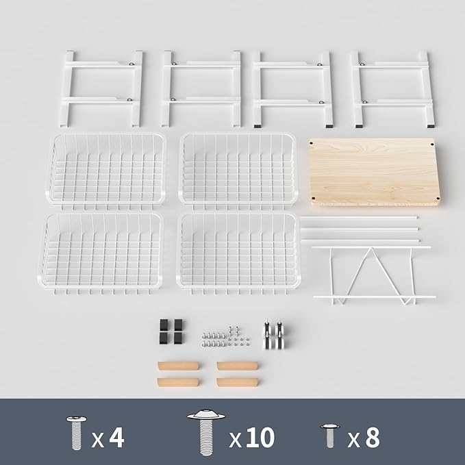 5-Layer Fruit Basket Kitchen Food Storage Organizer and Storage Rack, Stackable Storage cart with Desktop, Pull-Out Hollow Metal Storage Basket, Wheeled Sorting Rack Spice Rack-Ruum Studio Home