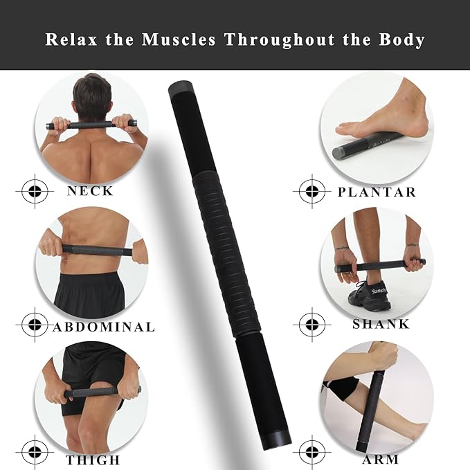Muscle Roller Massage Stick for Legs Massager Roller-Calf Roller Deep Tissue Release Muscle Soreness, Trigger Points for Legs, Neck, Calves, Thighs, Shins, Back-Ruum Studio Home