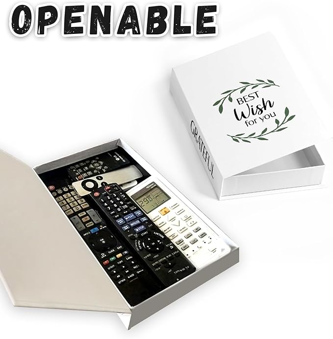 Decorative Storage Book Box – Hidden Storage for Remote Controls, Keys, and Small Items – Elegant Home Decor for Living Room, Bedroom, Coffee Table – Modern Style Faux Book Organizer (Best Wish)-Ruum Studio Home