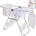 TRES BELLE 25NEW Stainless Steel Clothes Drying Rack(L)–Foldable,Lightweight,Anti-Slip Elastic Rods,Made in Korea,Indoor & Outdoor Use,Rust-Resistant,Towels Drying,Underwear,Baby Clothes–L Sizes-Ruum Studio Home
