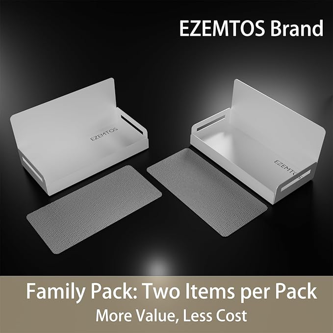 2-Pack Magnet Spice Rack For Refrigerator, White Magnetic Shelves for Classroom, 6" Deep Magnetic Shelf for Fridge Kitchen and Garage Tools Organizing, Heavy Duty 20LB Capacity-Ruum Studio Home