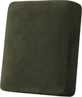 H.VERSAILTEX Velvet Stretch Couch Cushion Cover Plush Cushion Slipcover for Chair Cushion Furniture Protector Seat Cushion Sofa Cover (1 Piece Armchair Cushion Covers, Olive)-Ruum Studio Home