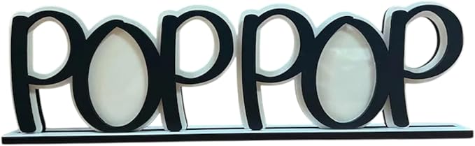 Gift for PopPop, Picture frame for Grandpa, Grandpa picture frame, Pop Pop picture frame, Gift for new papa, Grandparent photo frame (PopPop)-Ruum Studio Home