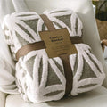 UKELER Grey Flannel Sherpa Throw 60''×50'' Soft Plush Flannel Blanket Throws for Bed/Couch/Sofa/Office/Camping-Ruum Studio Home