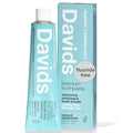 Davids Fluoride Free Toothpaste, Teeth Whitening, Antiplaque, SLS (Sulfate) Free, Promotes Enamel Health, Mouth & Gum Detox, EWG Verified, Natural Spearmint, 5.25oz, Made in USA-Ruum Studio Home