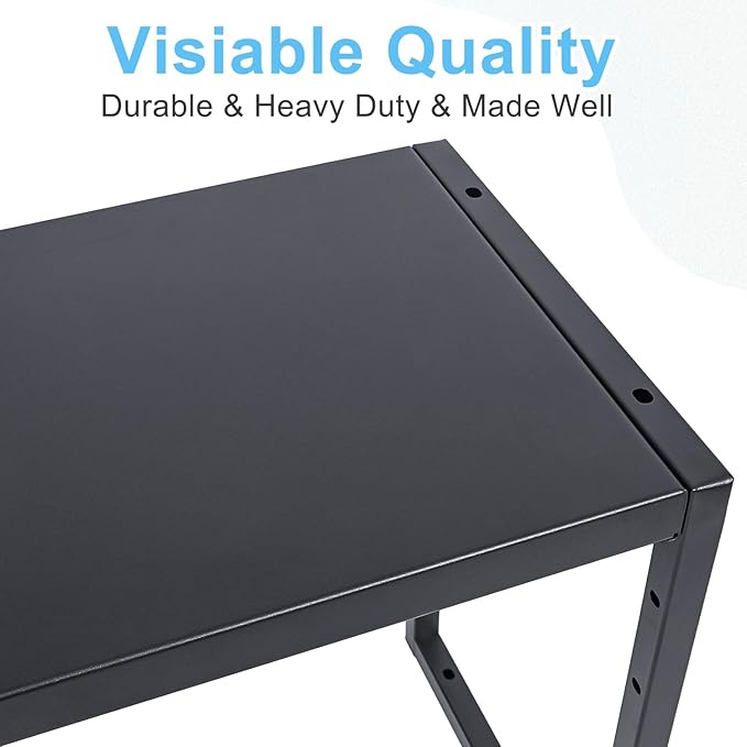 Expandable Metal Storage Shelves,110LBS Heavy Duty Shelving Units and Storage For Small Appliance, Adjustable Metal Storage Shelf Rack For kitchen Cabinet Closet Pantry Warehouse Garage,Patent Pending-Ruum Studio Home