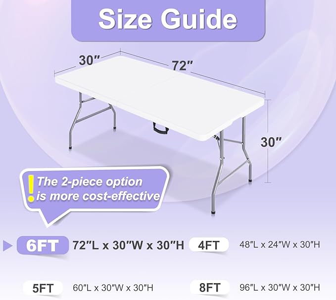 ABCCANOPY 6 FT Black Spandex Table Cover Stretch Fitted Wrinkle Resistant Tablecloth Reuse for Rectangular Folding Table Patry Event Wedding Banquet Protector-Ruum Studio Home