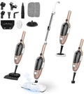 Steam Mop - All-in-one Powerful Handheld Steam Cleaner Detachable Floor Steamer with 11 Accessories, MultiPurpose Steamer for Hardwood Floors, Clothes,Windows,Tiles,Carpet, Whole Home Use, Rose Gold-Ruum Studio Home