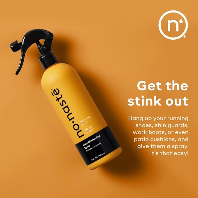 Nonaste Odor Eliminating Spray - 16 Fl Oz (Pack of 1) - Shoe & Yoga Mat Spray, Boxing Glove Deodorizer, Gym Bag Deodorizer, Fabric Odor Eliminator - No Washing Needed-Ruum Studio Home