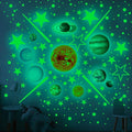 Quanhaigou Glow in The Dark Stars and Planets, Bright Solar System Wall Stickers -Glowing Ceiling Decals for Kids Room,Shining Space Decoration-Ruum Studio Home