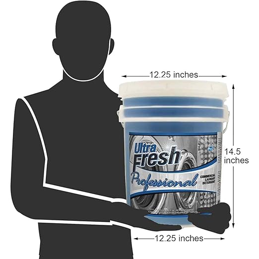 Ultra Fresh® Professional™ Commercial Laundry Detergent, 5 Gallons – Liquid with Easy Dispensing Pump for All Machine Types, up to 640 Loads-Ruum Studio Home