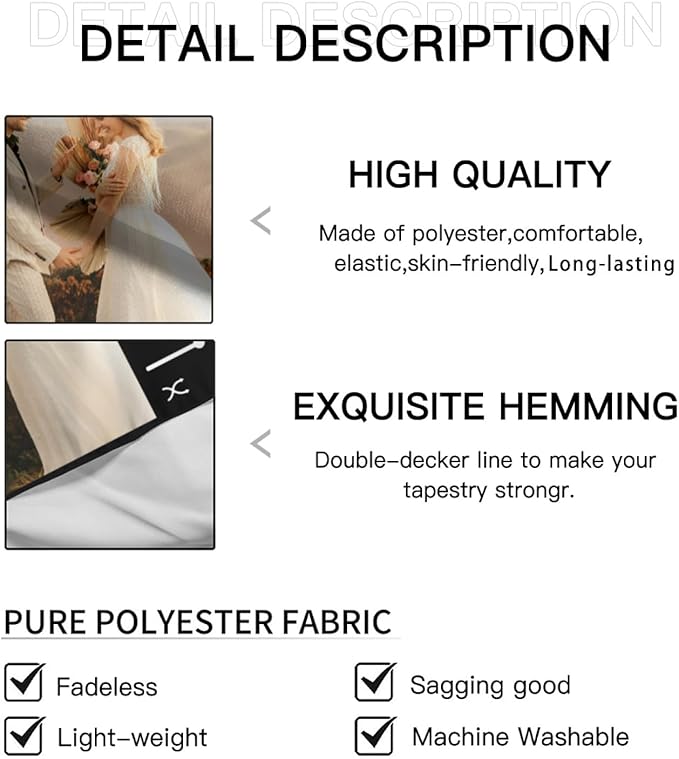 Custom Tapestry For Wall Bedroom Custom Backdrop Personalized Image Text Photo Customized Funny Tapestry Banners And Signs Song Vertical Tapestrys-Ruum Studio Home