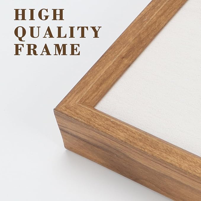 IARTTOP Large Boho Wall Art Set Of 3 Framed Mid Century Modern Wall Decor Abstract Geometric Wood Wall Art For Bedroom Living Room Office 16"x 32"-Ruum Studio Home