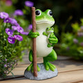 Frog Statue Garden Decor, Resin Mother and Baby Frog Figurines Outdoor Decorations, Frog Decor for Yard Art Porch Lawn Ornaments, Unique Housewarming Gifts-Ruum Studio Home