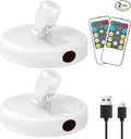 Cordless Spotlight Battery Powered, Plant Spot Light Indoor, Rechargeable Picture Lights with Remote, LED Accent Lighting, Dimmable Uplight for Tree Dartboard Decor Painting Art Photo-Ruum Studio Home