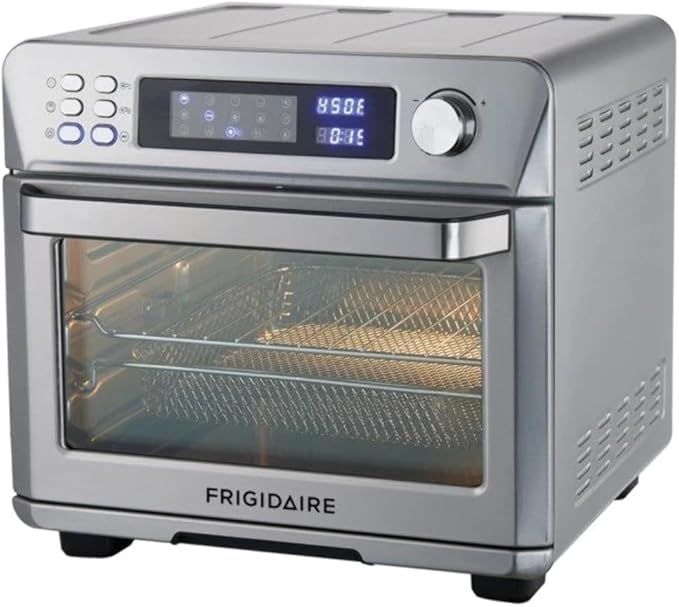 Air Fryer Oven, Digital, 26 Quart 10-in-1 Countertop Toaster Oven & Air Fryer Combo - Grill, Rotisserie, Dehydrator, Pizza Oven, & More, Stainless Steel-Ruum Studio Home