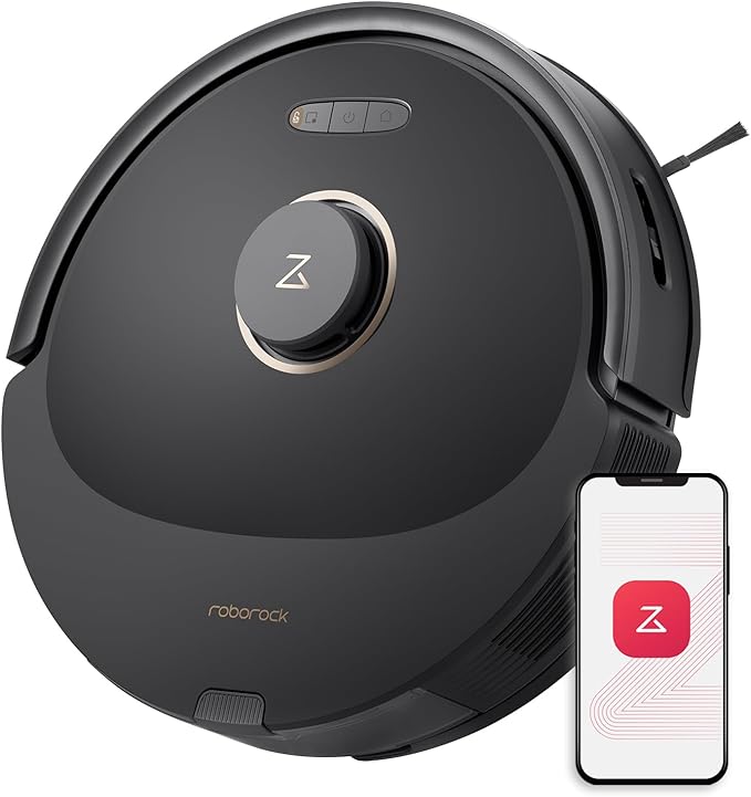 roborock Q8 Max Robot Vacuum and Mop Cleaner, DuoRoller Brush, 5500Pa Strong Suction, Lidar Navigation, Obstacle Avoidance, Multi-Level Mapping, Perfect for Pet Hair-Ruum Studio Home