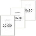 HAUS AND HUES Standalone White Oak Frame Set of 3-20x30-Ruum Studio Home