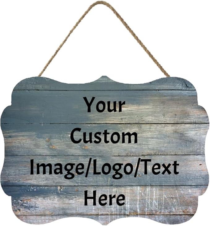 Personalized Custom Wooden Signs with Any Text Name for Home Door Man Cave Bar Family Farmhouse Decorative Home Kitchen Rustic Wall Decor-Ruum Studio Home