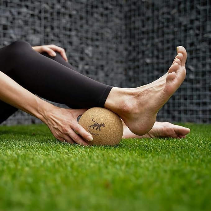 Tiger Tail ReGreen Tiger Ball 5.0 Cork - Deep Tissue Massage Ball – Trigger Point Massage Therapy: Relief for HIPS, Glutes, Back & Shoulder – Treat Muscle Soreness – Help Increase Muscle Recovery-Ruum Studio Home