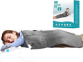 Ruqiji 17''x33'' XXXL King Size Heating Pad with 10 Temperature Settings, Pain Relief for Back/Neck/Shoulders/Menstrual Pain/Leg Cramp Christmas Gifts for Women Men Mom Dad (Dark Grey)-Ruum Studio Home