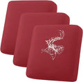 hyha Waterproof Couch Cushion Covers, Stretch Sofa Couch Seat Slipcover for Dog Washable, Non-Slip Waterproof Outdoor Cushion Covers for Patio Furniture Replacement (3 Pieces, Wine Red)-Ruum Studio Home