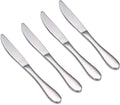 VANRA 4-Piece Children Knives Set Stainless Steel Kids Dinner Knife Child Silver Cutlery Set 6.8-inch (4 knives)-Ruum Studio Home