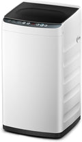 Midea MLTW09M1BWW Portable Washer with 6 Cycles, Drum Clean, Quick, Stainless Steel Tub, Transparent Lid, LED Display Washing Machine, 0.9 cu. ft, White-Ruum Studio Home