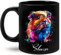 Personalized Customized Colorful Guinea Pig Coffee Cup, Animal Mug For Guinea Pig Lover, 11oz & 15oz Ceramic Mug - Gift For Birthday, Christmas-Ruum Studio Home