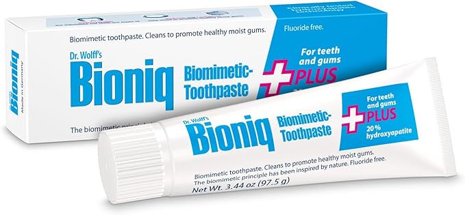 Bioniq Plus Biomimetic Toothpaste with 20 Percent Hydroxyapatite for Teeth and Gums I Clinically Tested I 3.44 oz-Ruum Studio Home