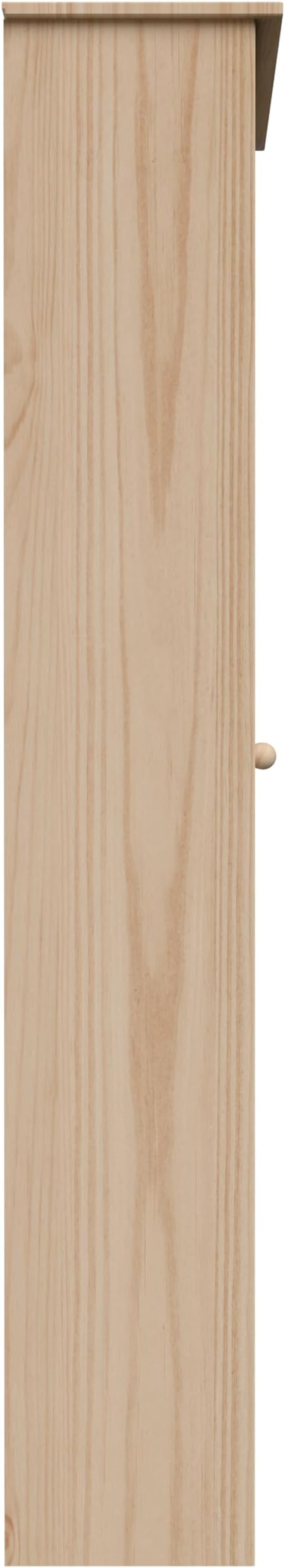 Pantry Cabinet Storage Cabinet with 2 Doors Solid Wood - Adjustable Shelves for Kitchen, Dining Room, or Utility Room Organization-Ruum Studio Home