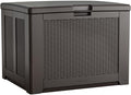 Rubbermaid Medium Resin Outdoor Storage Deck Box (74 Gal) Weather Resistant Brown Deck Organization for Home/Backyard/Pool Chemicals/Toys/Garden Tools/Porch/Patio Cushions-Ruum Studio Home