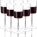 Ciaell 12 Pack Clear Plastic Wine Glasses - 14Oz Plastic Wine Glasses with Stem - Disposable Stemmed Wine Glass for Parties & Weddings & Outdoor-Ruum Studio Home