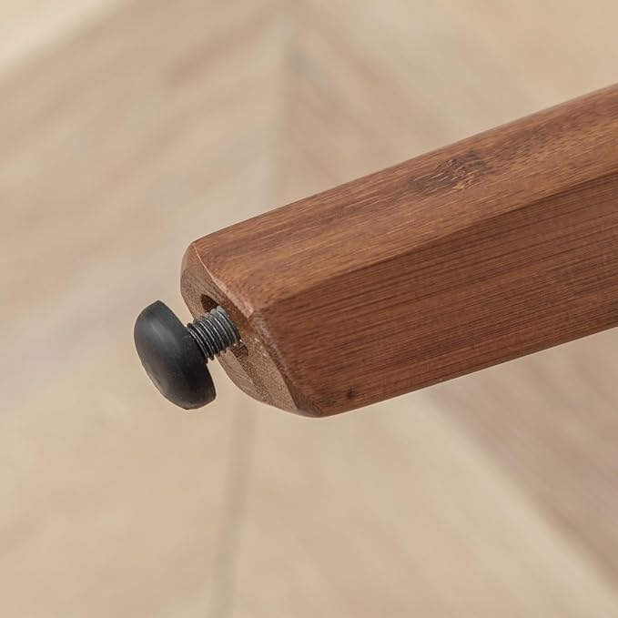 LUNLING Swivel Dining Room Chairs Set of 2, Mid Century Modern Black Faux Leather Kitchen Chairs with Arms,Bamboo Legs Side Chairs No Wheels,Accent Chair for Dining Rooms and Offices-Ruum Studio Home