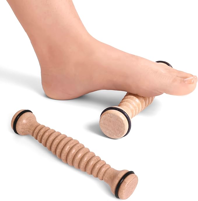 TOFL - Wooden Foot Massager - Natural Acupressure Reflexology Massage Roller for Relaxation and Stress Relief-Ruum Studio Home