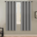 H.VERSAILTEX Insulated Thermal Blackout 72-Inch Long Grey Curtain Panels Pair - Nickel Grommet Window Drapes for Bedroom/Living Room (Dove Gray,Set of 2)-Ruum Studio Home