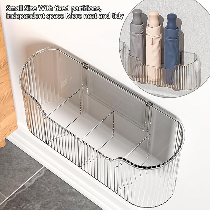 2 Piece Cabinet Door Organizer,Self Adhesive Kitchen Cabinet Organizer,Cabinet Door Storage Box for Bathroom/Kitchen/Living room,Storage shelf rv must haves. (Large+Small)-Ruum Studio Home