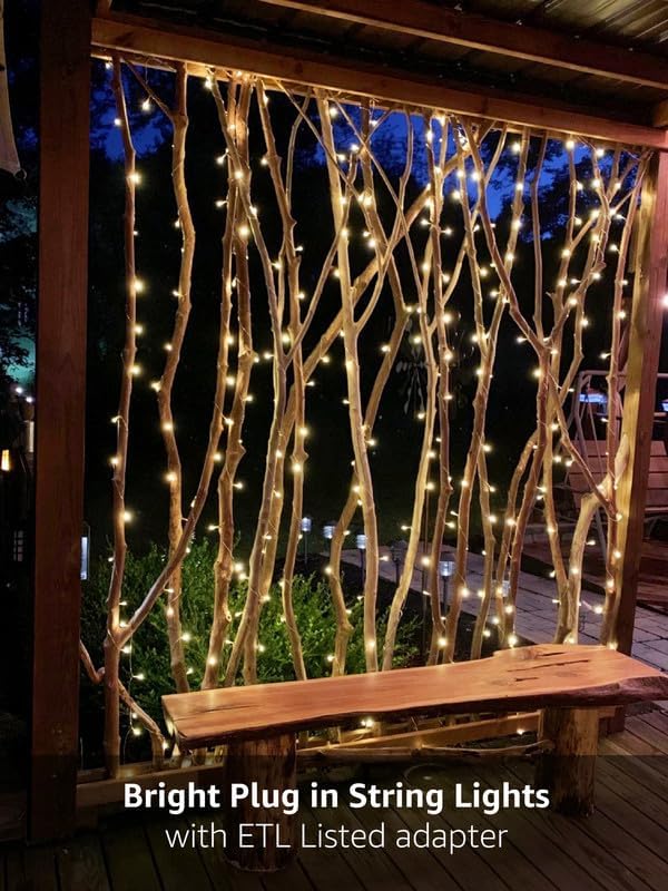 Lighting EVER 306 LED Curtain Lights with 18 Hang Down String Lights, 10×10 ft Plug in Hanging Fairy Lights for Bedroom Wall Window, Twinkle Backdrop Lights for Wedding Patio Gazebo (NOT Connectable)-Ruum Studio Home