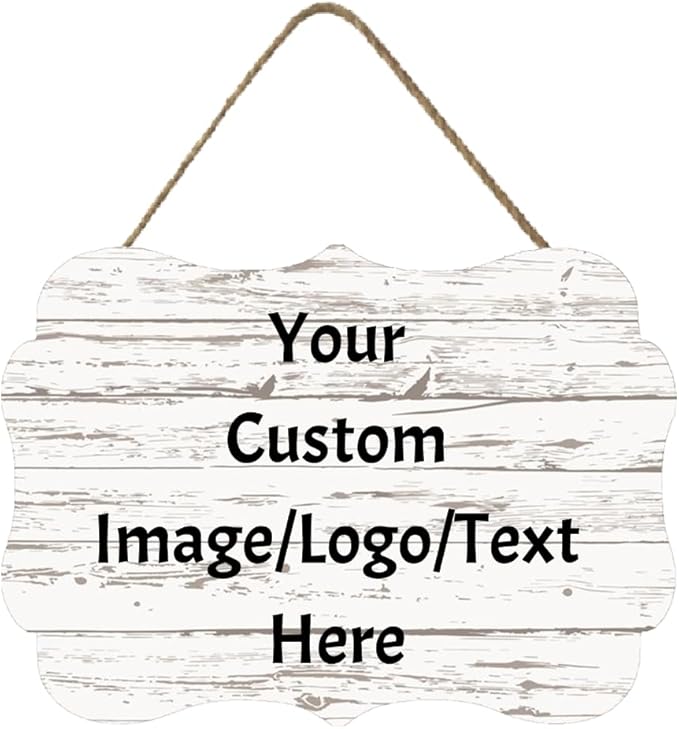 Personalized Custom Wooden Signs with Any Text Name for Home Door Man Cave Bar Family Farmhouse Decorative Home Kitchen Rustic Wall Decor-Ruum Studio Home
