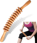 Curved Wood Therapy Massage Roller Tools,Lymphatic Drainage, Cellulite Massage & Wooden Muscle Roller Stick for Waist and Thigh, Stomach Rolling Massager Tool （with White Box）-Ruum Studio Home