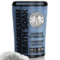 Coach Soak Recovery Bath Soak - Alternative to Epsom Salt Bath Soak - Fast-Absorbing Pure Magnesium Flakes with 21 Minerals, Bath Salts & Essential Oils - 3 lb (1 Pack) - Unscented-Ruum Studio Home
