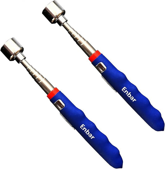 20lb Telescoping Magnetic Pick Up Tool Extendable 31" Telescopic Magnet Stick Useful for Hard-to-Reach,Sink Drains Mechanic Automotive Gifts for Men Women Husband Birthday Father's Day,(2PCS)-Ruum Studio Home