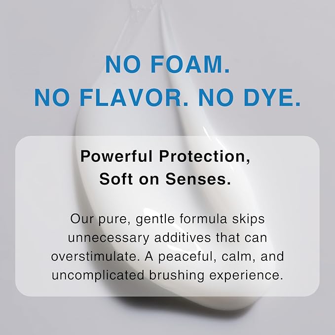 Kids Fluoride Free Bamboo Salt Toothpaste with nHA - Pure Dew | Nano Hydroxyapatite, Remineralizing, Strengthening Enamel for First Teeth, Safe to Swallow (3oz)-Ruum Studio Home