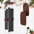 Astarin Wind Chimes Outdoor Deep Tone, Memorial Wind Chimes Outdoor, Gifts for Housewarming/ Mother Day/ Christmas, Outdoor Decor for Patio, Garden, Yard, Home (36 Inch Black Wind Chime)-Ruum Studio Home