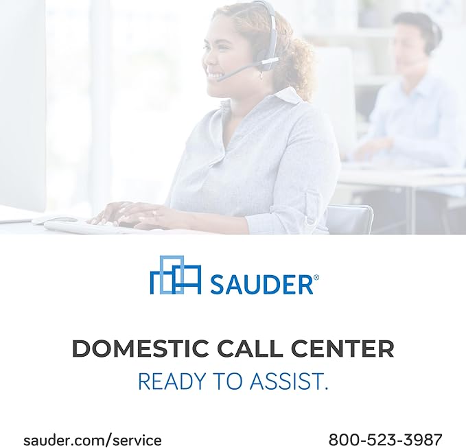 Sauder Miscellaneous Storage 5 Bookcase/Book Shelf, L: 35.28" x W: 13.23" x H: 69.76", Estate Black-Ruum Studio Home