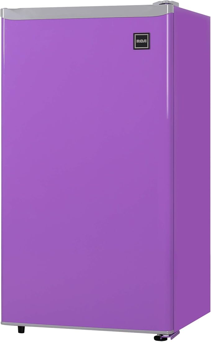 RCA RFR321-PURPLE 3.2 Cu Ft Compact Fridge, Mini Refrigerator, Purple-Ruum Studio Home