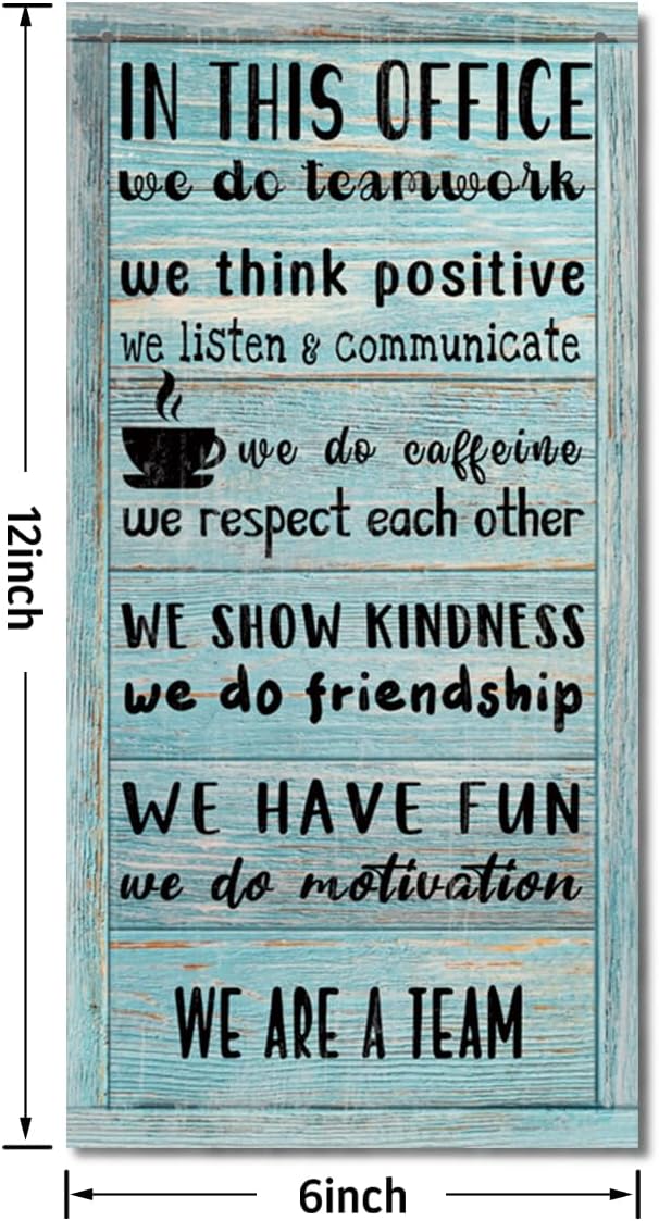 We Are A Team Office Signs Decor - Motivational Quotes Wall Art, Team Gift, Gift for Leader-Ruum Studio Home