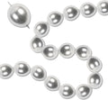 Silver Link Balloons, 60PCS Linking Balloons with Tail for Balloon Wall Arch and Chains, Quick Linkable Balloon for Wedding Birthday Baby Shower Engagement Graduation Party Decorations (6inch)-Ruum Studio Home